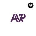 Letter AVP Monogram Logo Design Royalty Free Stock Photo