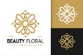 Letter B Beauty Floral Bloom Logo Design, brand identity logos vector, modern logo, Logo Designs Vector Illustration Template Royalty Free Stock Photo