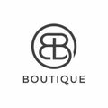 Letter B for Boutique logo design template Royalty Free Stock Photo