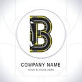 Letter B Gamer Community Logo Symbol Icon Vector