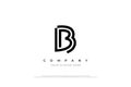 Letter B Logo or BB Logo Design