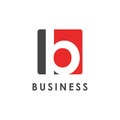 letter b logo template