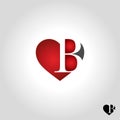 letter b logo, icon and symbol vector illustration