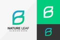 Letter B Nature Leaf Logo Design, Modern Logo Designs Vector Illustration Template Royalty Free Stock Photo