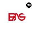 Letter BA5 Monogram Logo Design Royalty Free Stock Photo