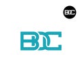 Letter BDC Monogram Logo Design Royalty Free Stock Photo