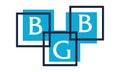 Letter BGB Modern icon Royalty Free Stock Photo