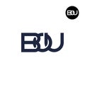 Letter BOU Monogram Logo Design