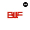 Letter BWF Monogram Logo Design Royalty Free Stock Photo