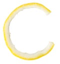 Letter C lemon