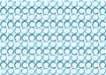 Letter C pattern in different blue colored shades pattern Royalty Free Stock Photo