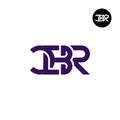 Letter CBR Monogram Logo Design Royalty Free Stock Photo