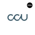 Letter CCU Monogram Logo Design Royalty Free Stock Photo