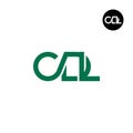 Letter CDL Monogram Logo Design Royalty Free Stock Photo