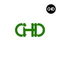 Letter CHD Monogram Logo Design Royalty Free Stock Photo