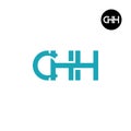 Letter CHH Monogram Logo Design Royalty Free Stock Photo