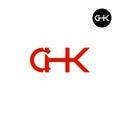 Letter CHK Monogram Logo Design Royalty Free Stock Photo