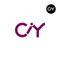 Letter CIY Monogram Logo Design Royalty Free Stock Photo