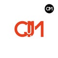 Letter CJM Monogram Logo Design