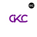 Letter CKC Monogram Logo Design Royalty Free Stock Photo