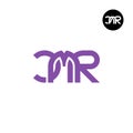 Letter CMR Monogram Logo Design Royalty Free Stock Photo