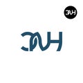 Letter CNH Monogram Logo Design Royalty Free Stock Photo