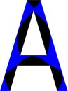 Letter A colourful logo for branding