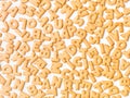 Letter cookies pattern Royalty Free Stock Photo