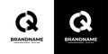 Letter CQ or QC Monogram Logo Royalty Free Stock Photo