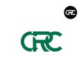 Letter CRC Monogram Logo Design Royalty Free Stock Photo
