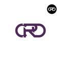 Letter CRD Monogram Logo Design Royalty Free Stock Photo