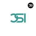 Letter CSI Monogram Logo Design