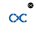 Letter CXC Monogram Logo Design Royalty Free Stock Photo