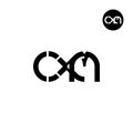 Letter CXM Monogram Logo Design Royalty Free Stock Photo