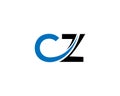 Letter CZ Initials Creative Logo Design