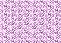 Letter D Pattern In Different Colored Purple Shades
