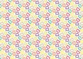 Letter D pattern in different colored shades pattern