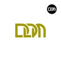 Letter DDM Monogram Logo Design Royalty Free Stock Photo