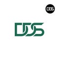 Letter DDS Monogram Logo Design Royalty Free Stock Photo