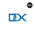 Letter DDX Monogram Logo Design Royalty Free Stock Photo