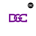 Letter DGC Monogram Logo Design Royalty Free Stock Photo