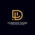 Letter DL Monogram Logo Inspiration, great for logo Marks