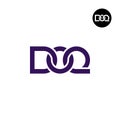 Letter DOQ Monogram Logo Design Royalty Free Stock Photo