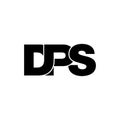 Letter DPS simple monogram logo icon design. Royalty Free Stock Photo