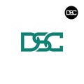 Letter DSC Monogram Logo Design Royalty Free Stock Photo