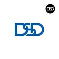 Letter DSD Monogram Logo Design Royalty Free Stock Photo