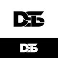 Letter DSL simple monogram logo icon design.