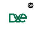 Letter DVE Monogram Logo Design Simple Royalty Free Stock Photo