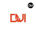 Letter DWI Monogram Logo Design