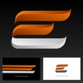 Letter E logo design Ã¢â¬â Modern dynamic vector sign.